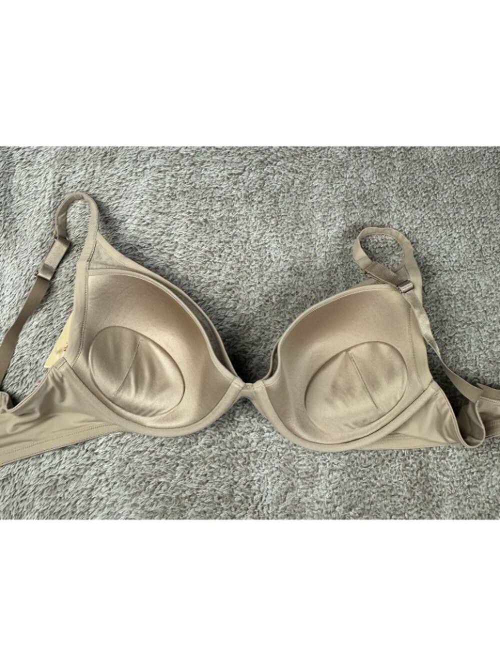 Third Love 34E Bra Tan 24/7 Classic Uplift Plunge Underwire Back Closure NEW - Picture 9 of 12